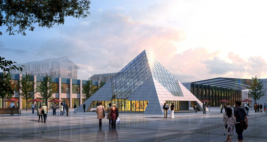 雄安新区金字塔网架